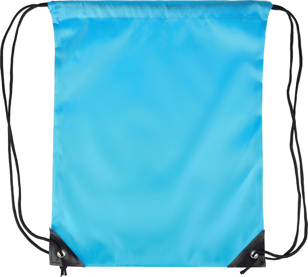 Polyester (210D) rugtas Stef - voor bedrijven en relatiegeschenken - Lichtblauw
