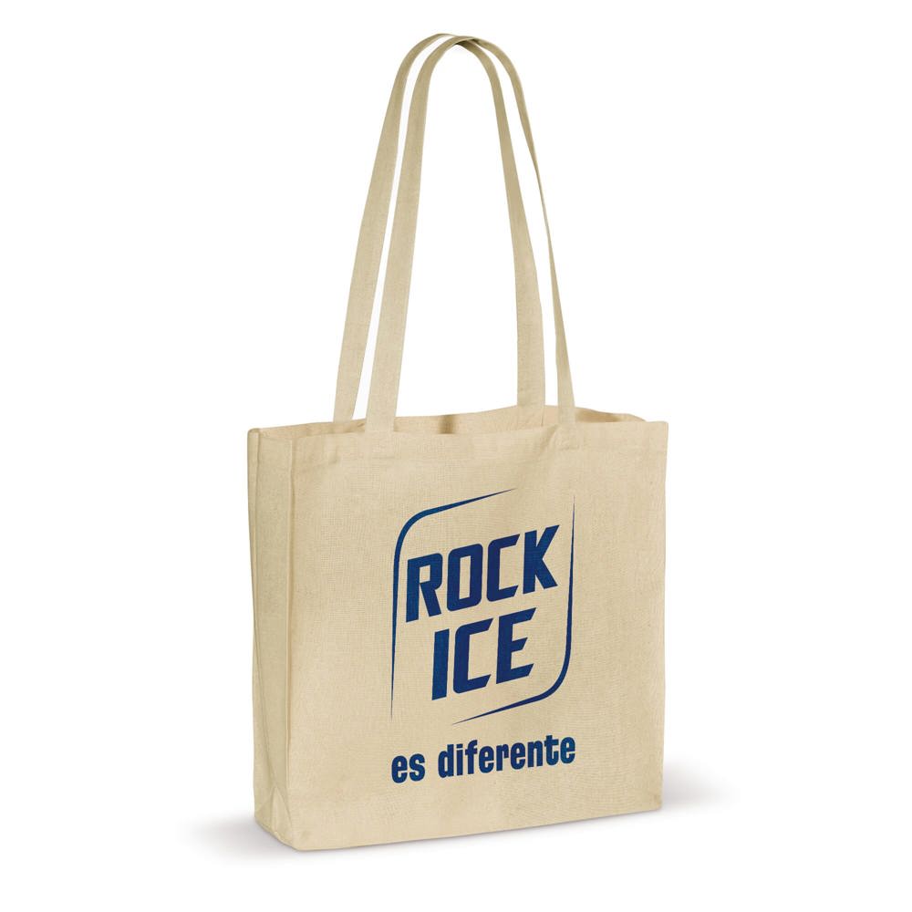 Schoudertas katoen OEKO-TEX® 140g/m² 40x10x35cm - bedrukt of onbedrukt verkrijgbaar