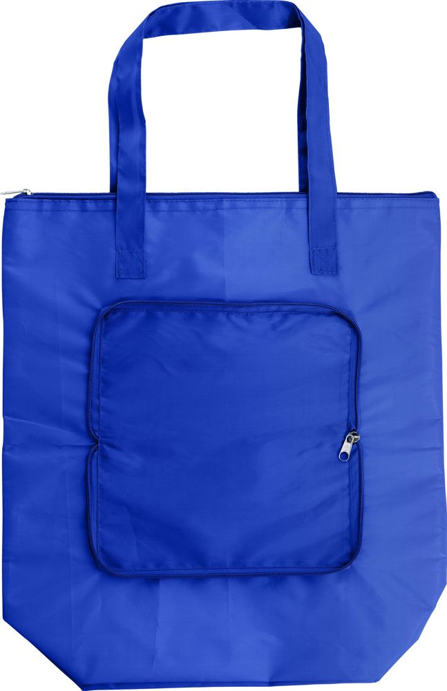 Polyester opvouwbare koeltas Hal - voor bedrijven en relatiegeschenken - Donkerblauw