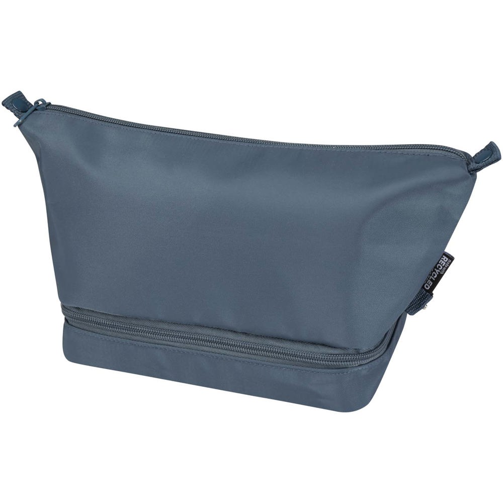 Trip Aware™ gerecyclede reistoilettas 6 l - met logo of onbedrukt bestellen - Hale blauw