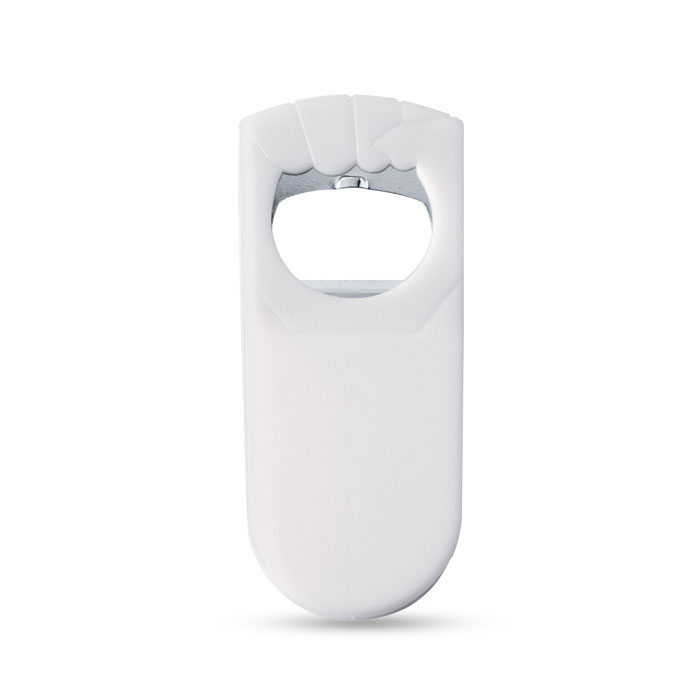 BLABBY - Flessenopener/sluiter - voor bedrijven en relatiegeschenken - Wit