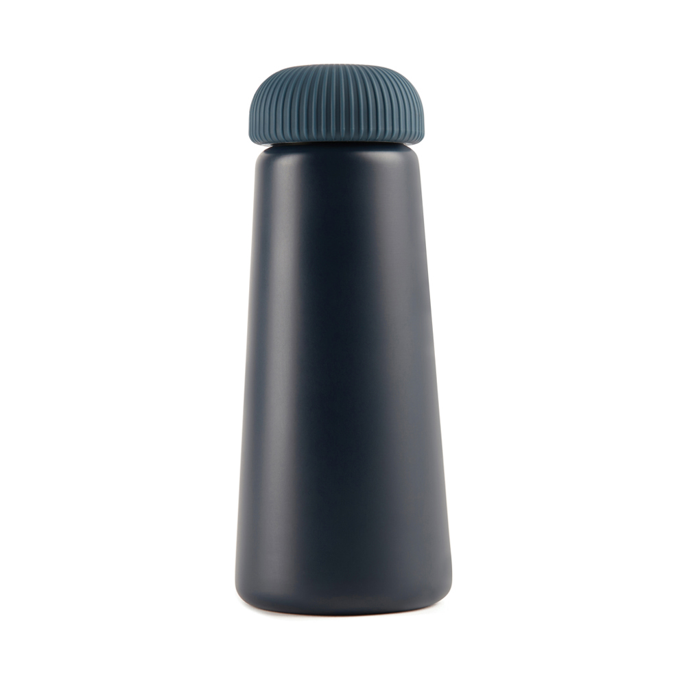 VINGA Erie RCS stalen vacuümfles 450ML - met logo of onbedrukt bestellen - blauw (± PMS 2377C)