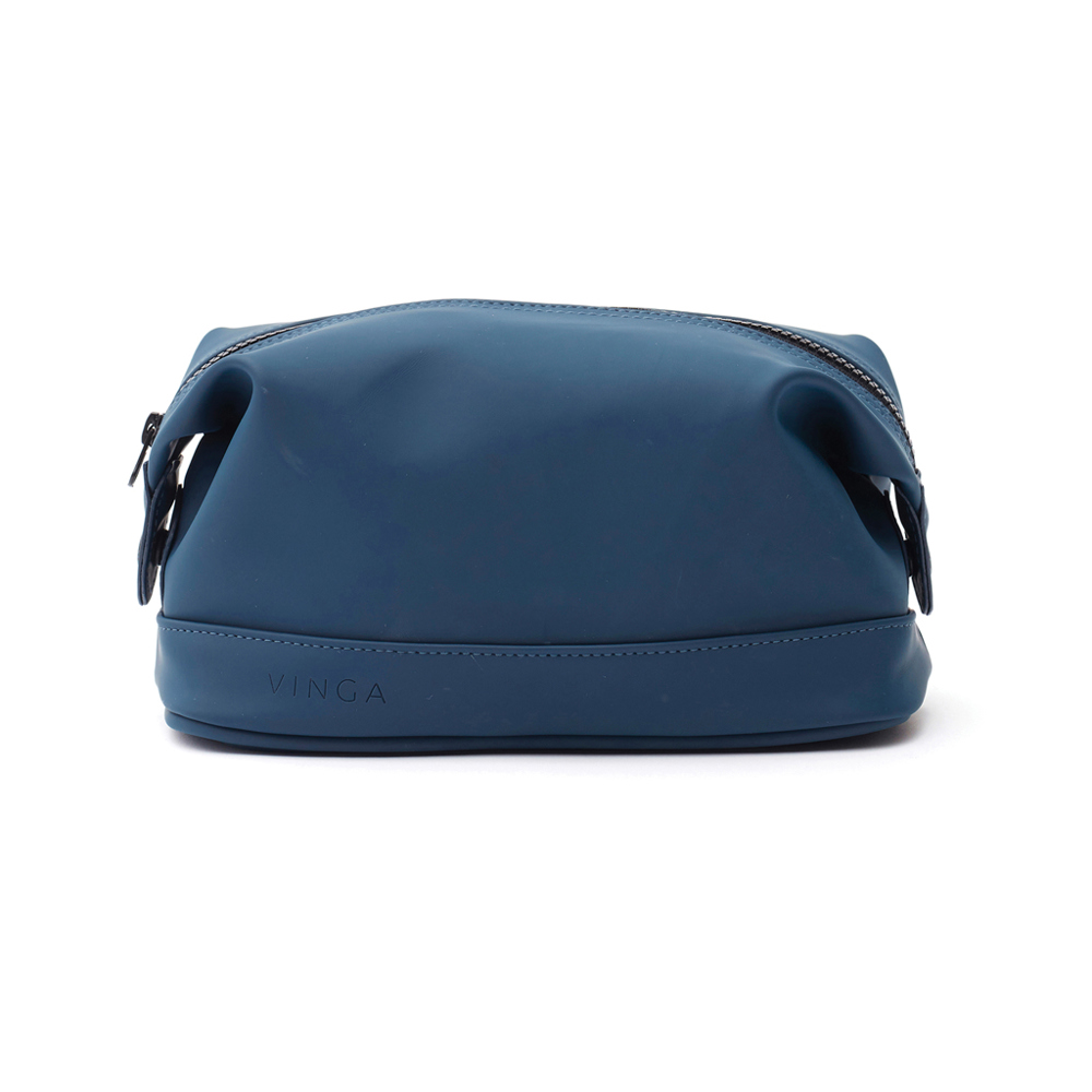 VINGA Baltimore toilettas - voor bedrijven en relatiegeschenken - donkerblauw (± PMS 19-4110 TPG)