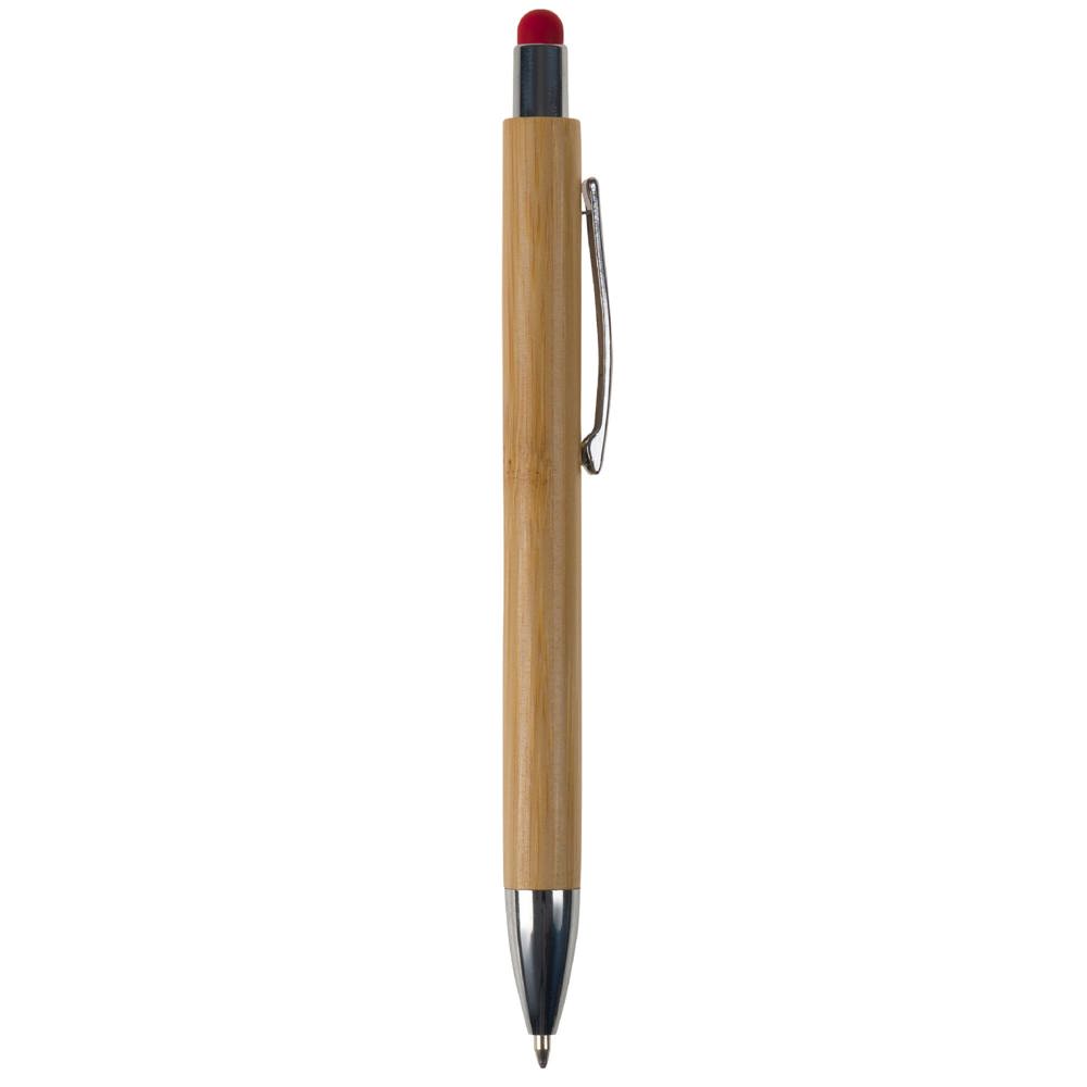 Balpen New York bamboe met stylus