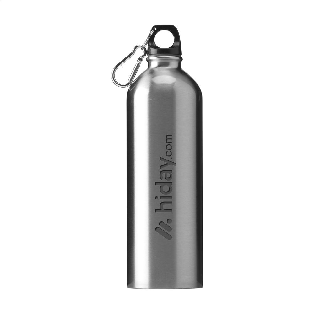 SteelForce RCS Recycled Steel Bottle 750 ml - met logo of onbedrukt bestellen - zilver