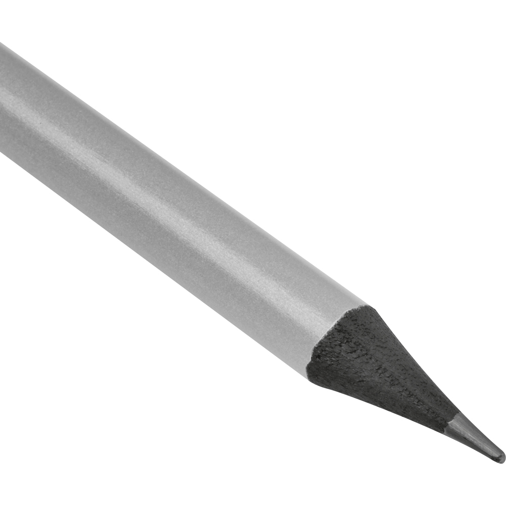 Potlood met gum in metallic kleuren