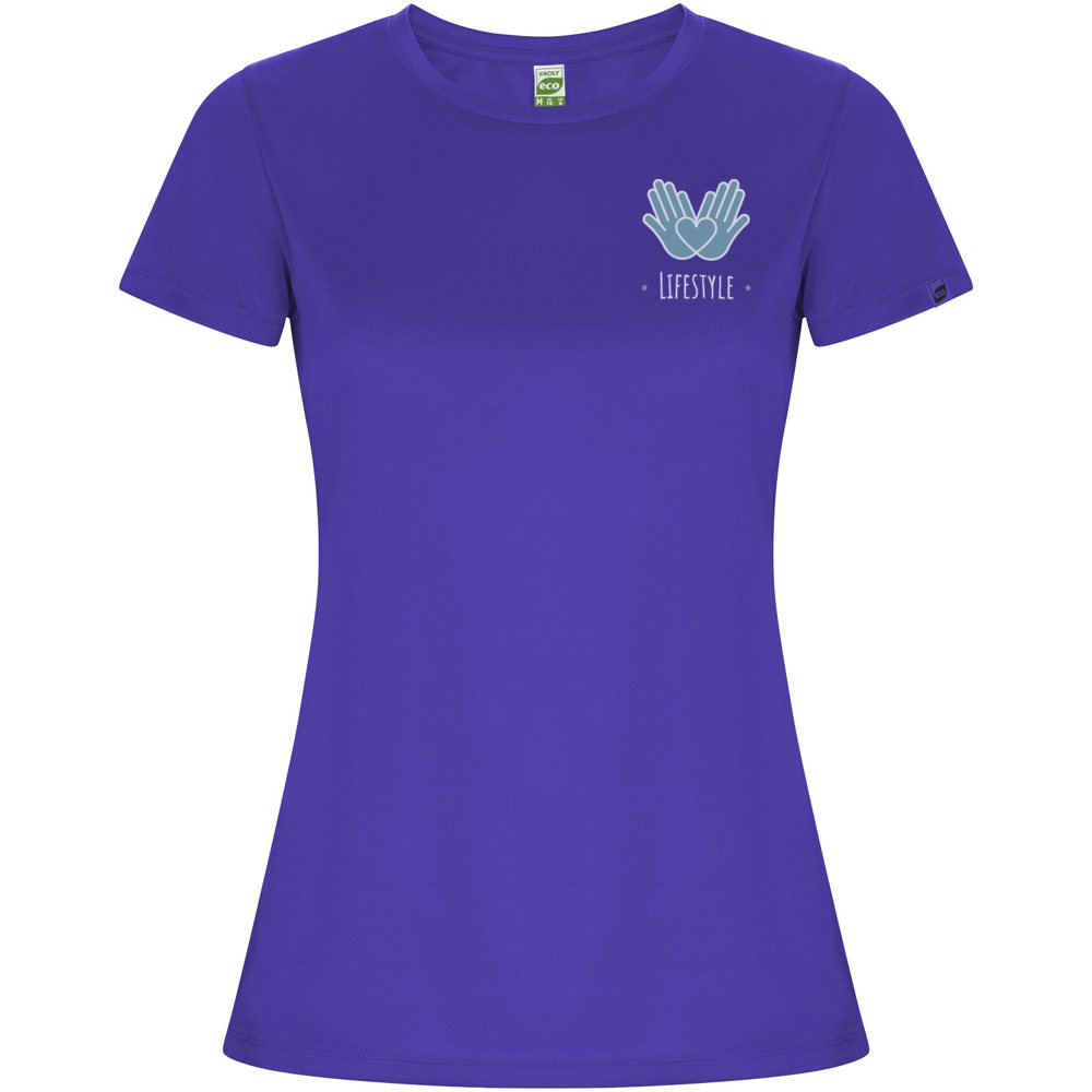Imola 135 g/m² sportshirt met korte mouwen voor dames