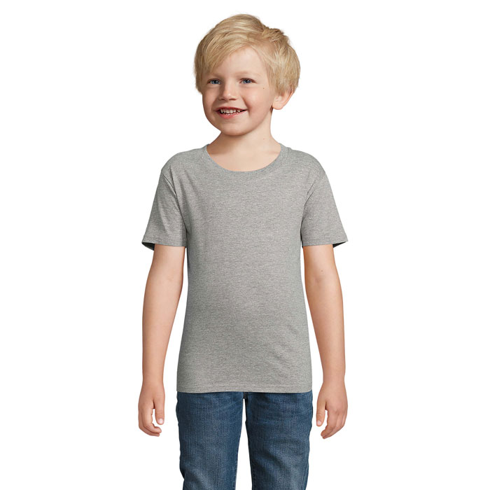 PIONEER KIDS - PIONEER KIDS T-SHIRT - bedrukt of onbedrukt verkrijgbaar - Grijs Gemeleerd