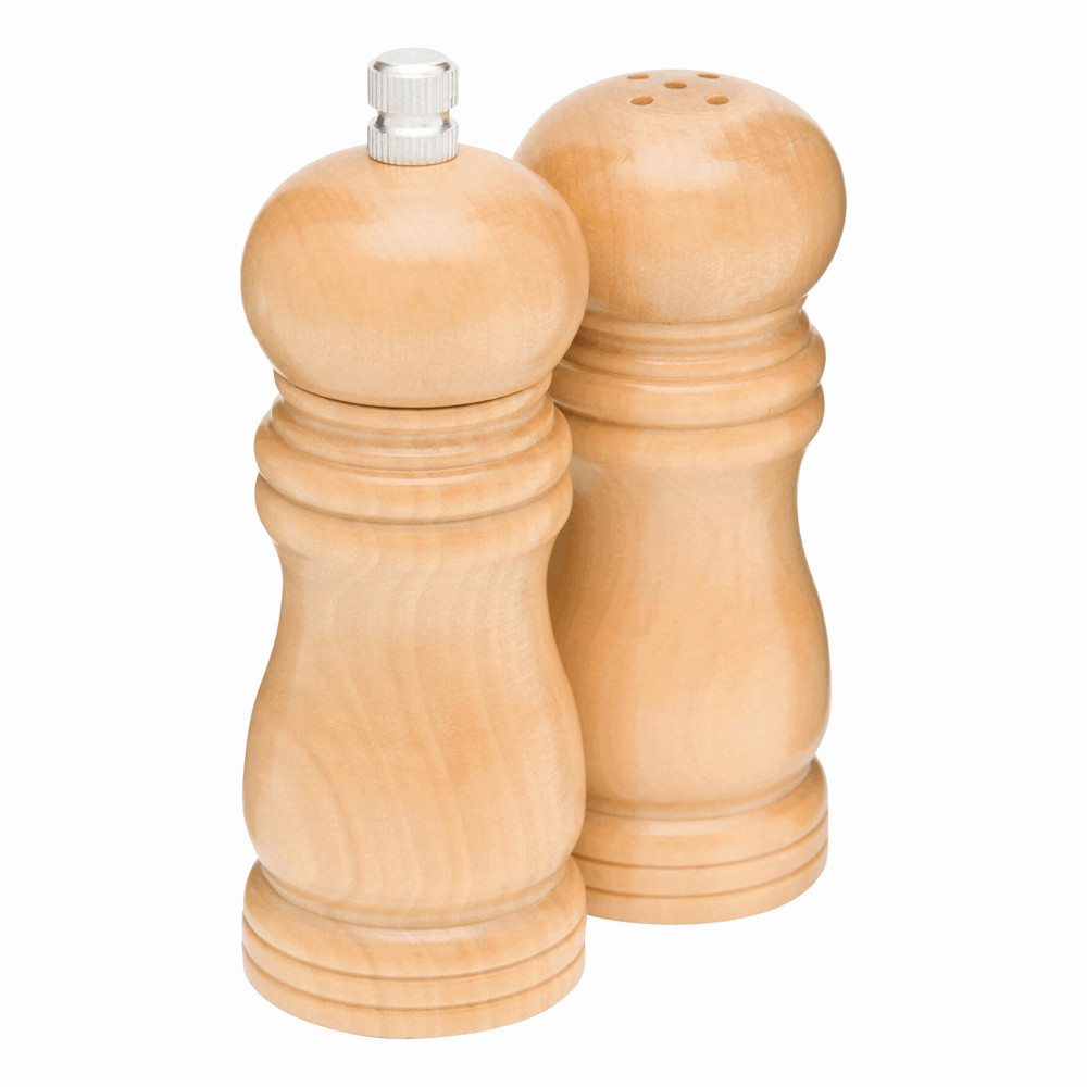 DUO SPICE - Zoutstrooier & pepermolen als set - voor bedrijven en relatiegeschenken
