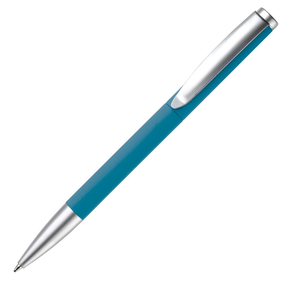 Balpen metaal Modena soft touch - bedrukt of onbedrukt verkrijgbaar - blauw