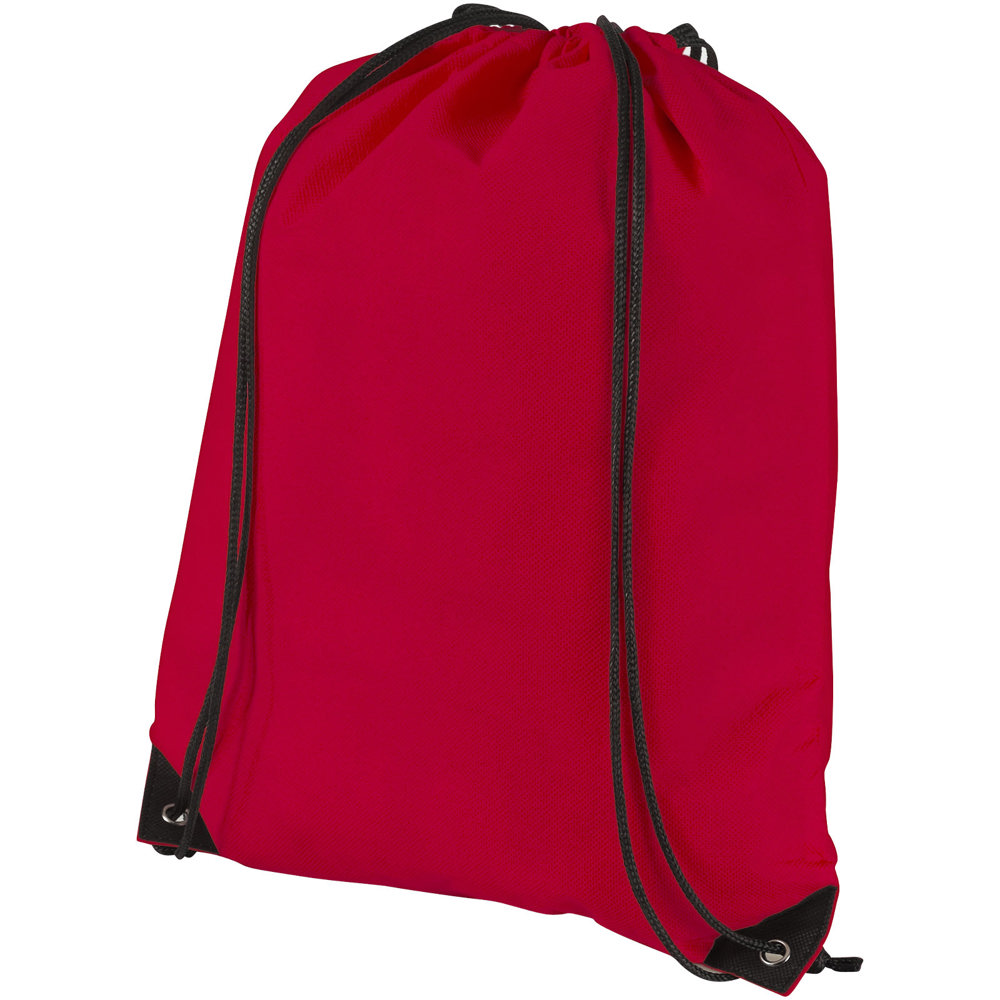 Evergreen non woven premium rugzak 5L - met logo of onbedrukt bestellen - rood
