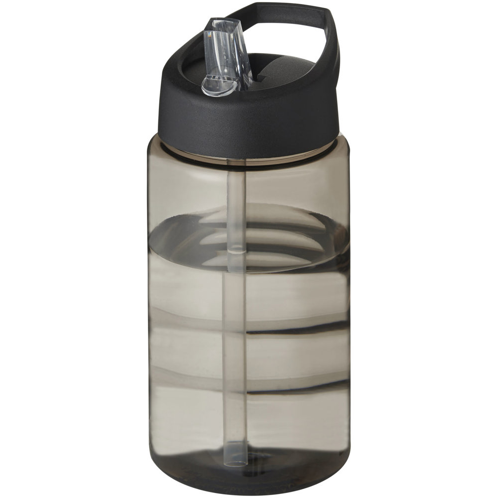 H2O Active® Bop 500 ml sportfles met tuitdeksel - met logo of onbedrukt bestellen - Houtskool, Zwart