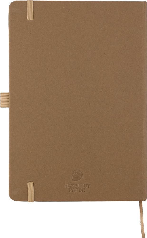 Gerecycled bioafval en kartonnen notitieboek A5 Gertrud Original
