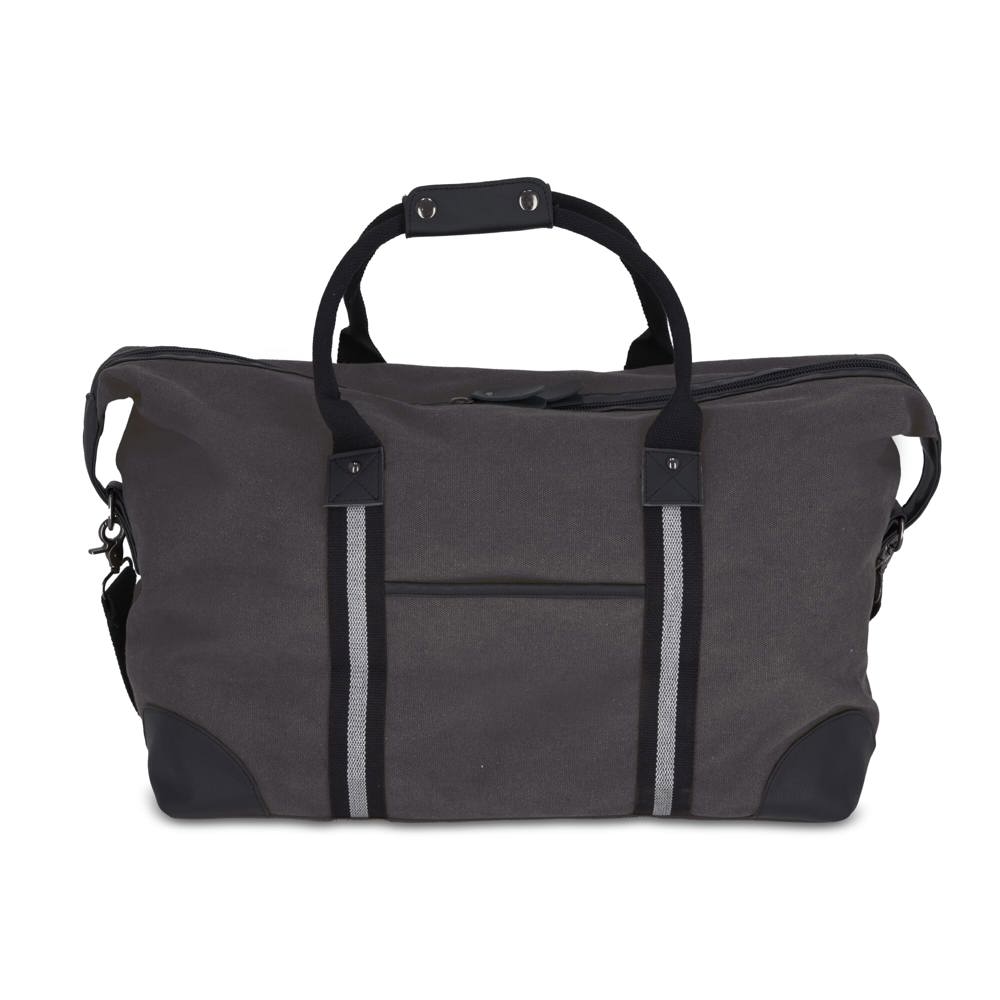 Gerecycled katoenen canvas weekendtas Harper