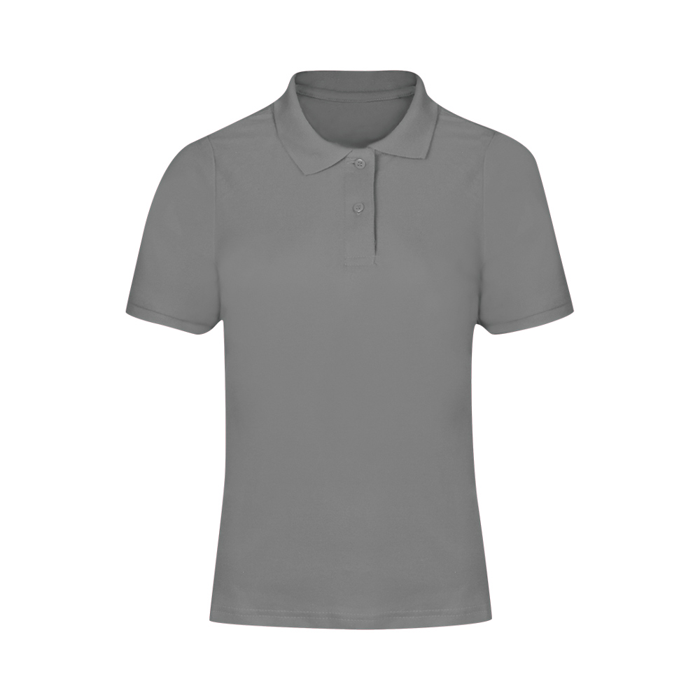 Dames Kleuren Polo Shirt Charles - GRI