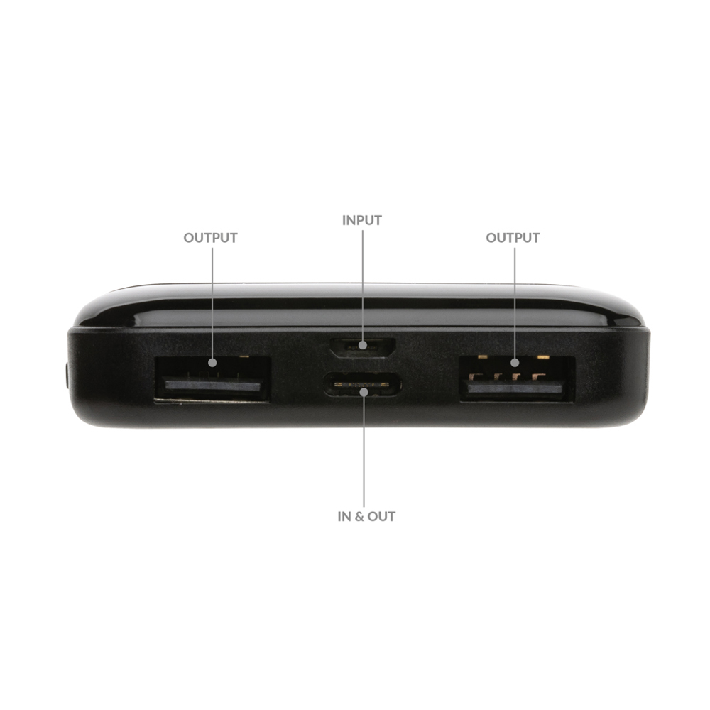 RCS gerecycled plastic 5.000 mAh powerbank