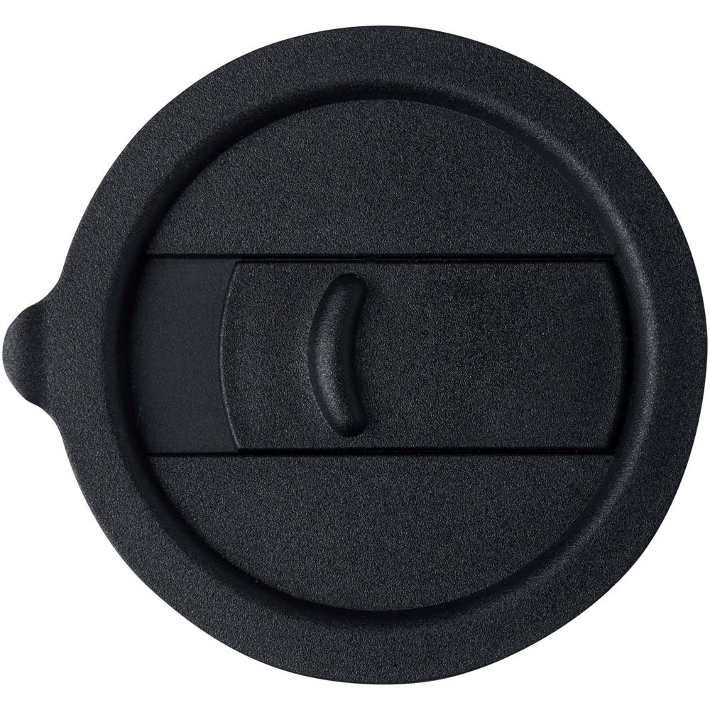 Java 330 ml beker van keramiek met siliconen wikkel en plastic deksel
