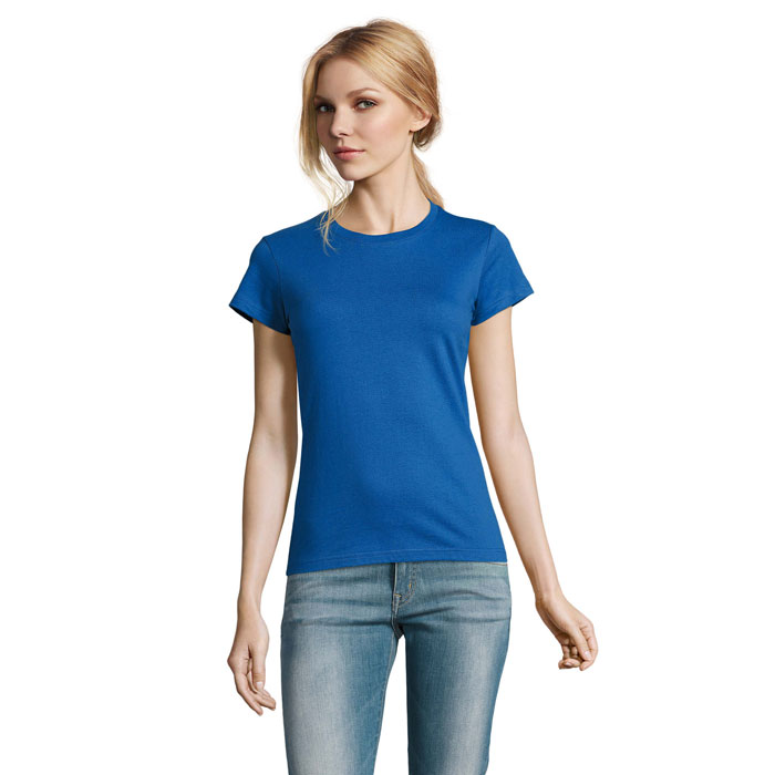 IMPERIAL WOMEN - IMPERIAL DAMES T-Shirt 190g - voor bedrijven en relatiegeschenken - Koningsblauw