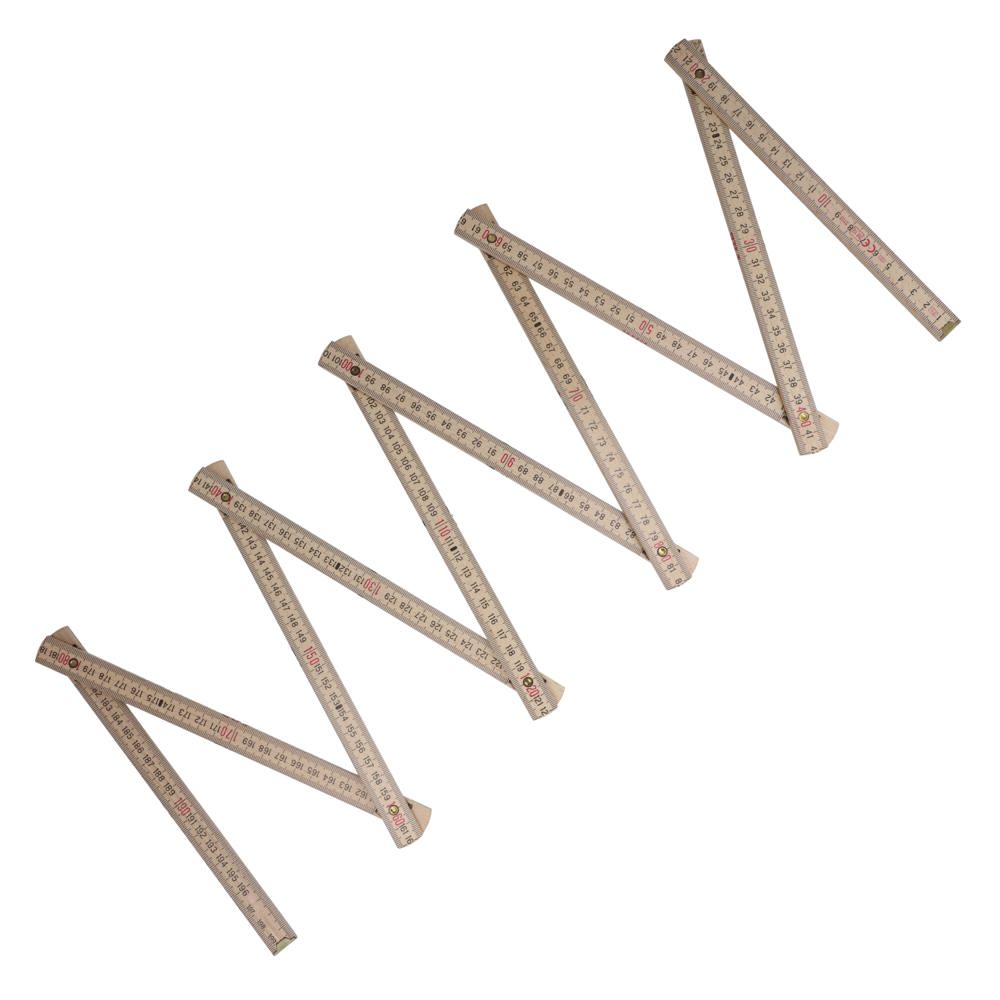 Duimstok hout 2m premium natuurlijk