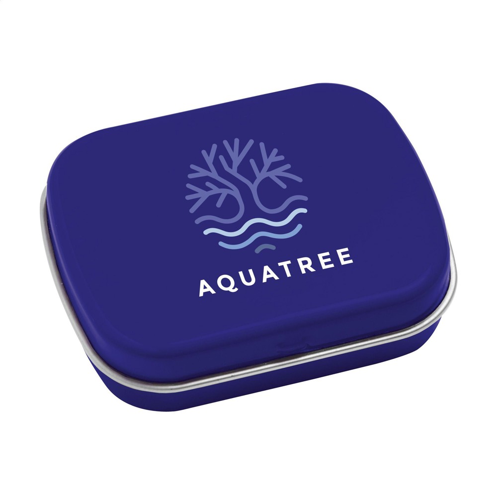 TinBox pepermuntjes - blauw (± PMS 2372)