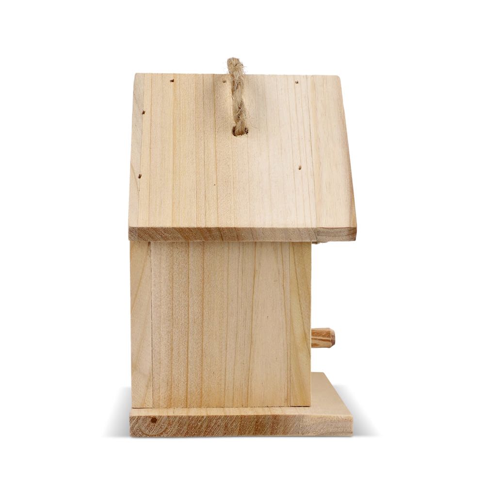 Klein vogelhuisje van FSC-hout