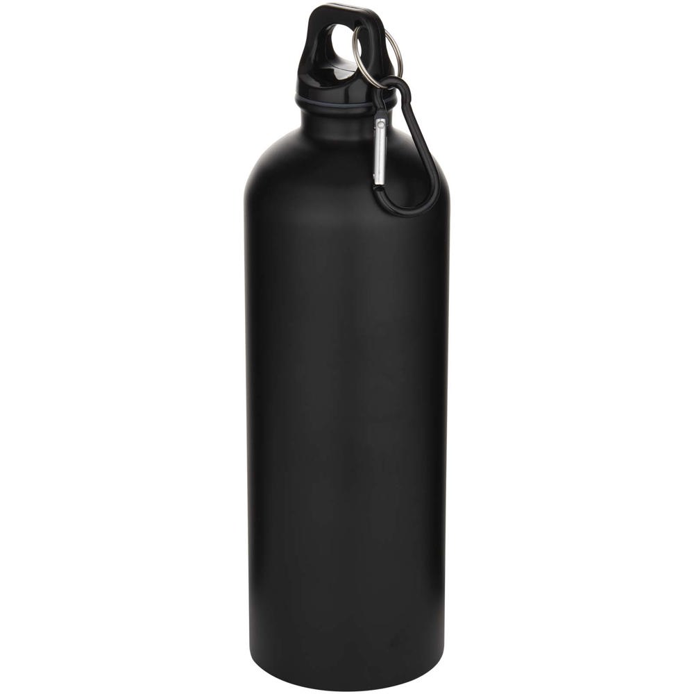 Oregon 750 ml matte RCS gecertificeerde enkelwandige roestvrijstalen waterfles met karabijnhaak - met logo of