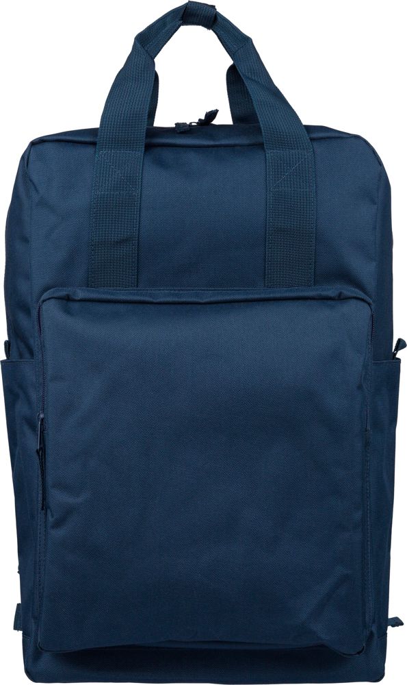 Gerecyclede (900D) polyester rugzak Amalia - bedrukt of onbedrukt verkrijgbaar - Blauw