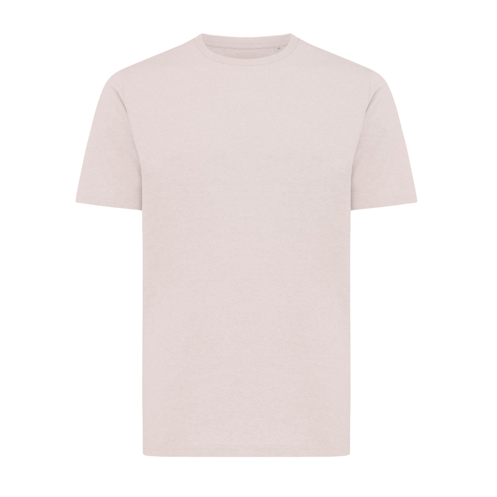 IQONIQ Sierra lichtgewicht gerecycled katoen t-shirt - voor bedrijven en relatiegeschenken - cloud pink (± PMS 11-1408 TCX)