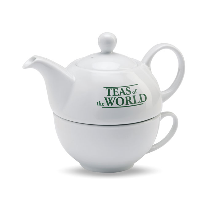 TEA TIME - Theepot met kopje