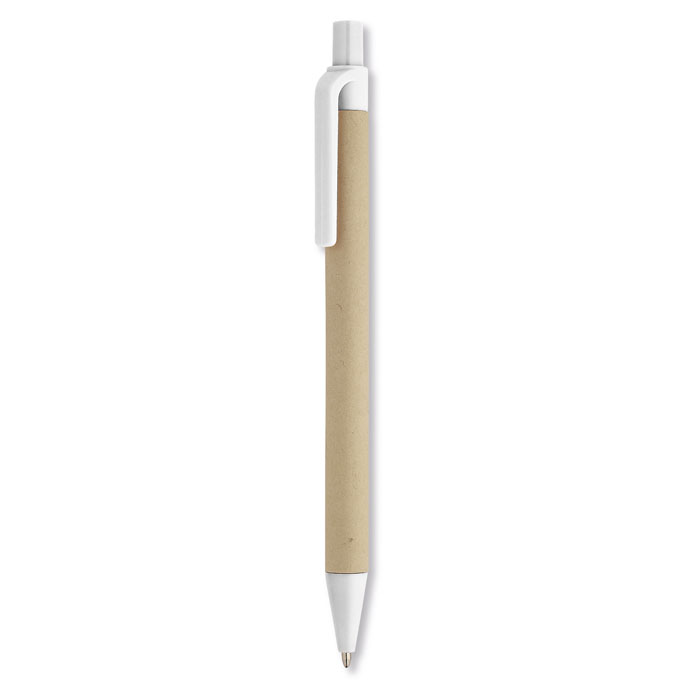 CARTOON - Balpen van papier/maïs