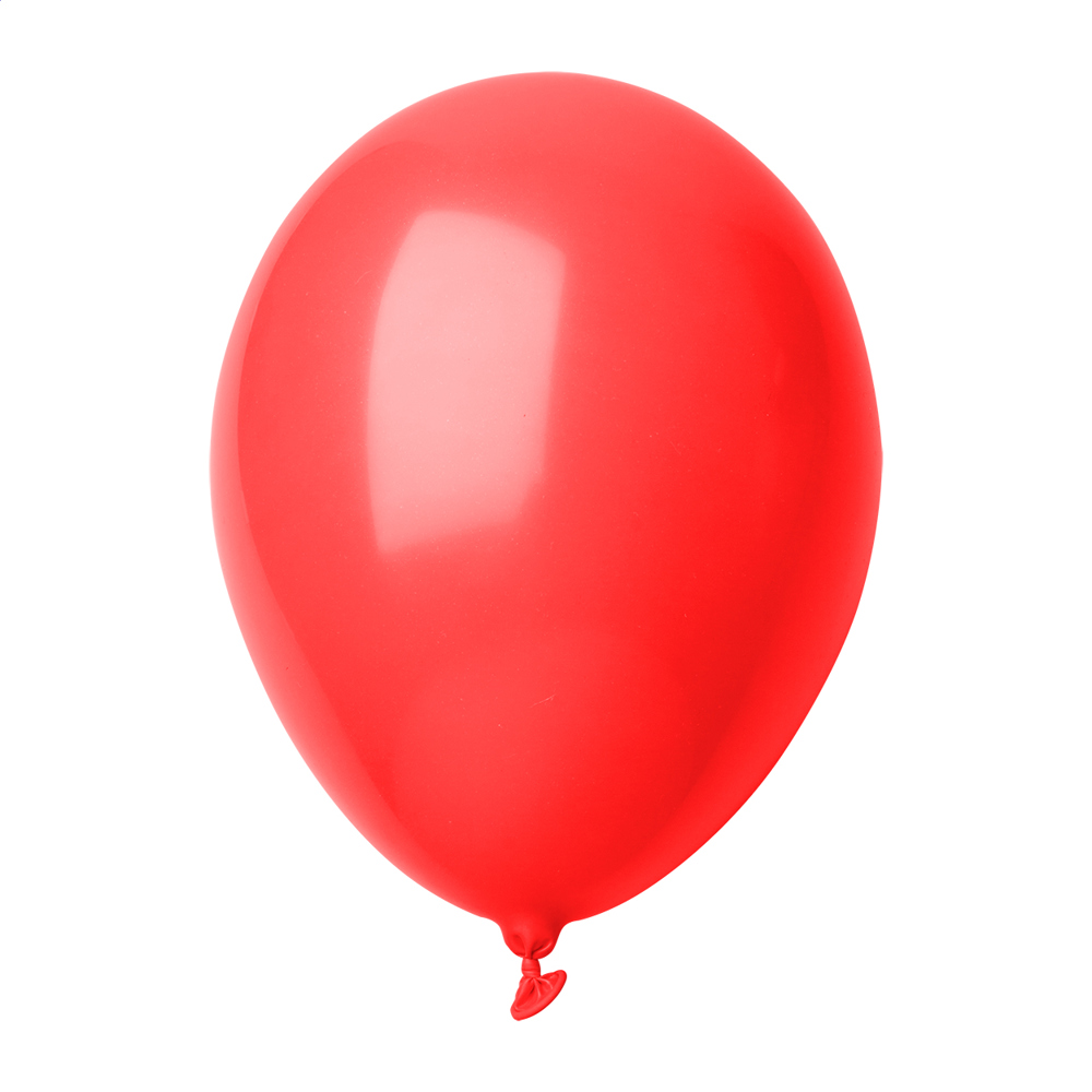CreaBalloon - ballon, pastel kleuren - met logo of onbedrukt bestellen - Rood