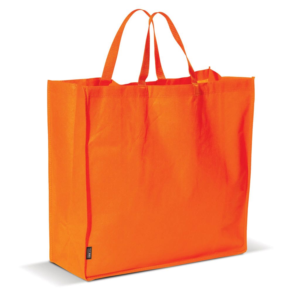Draagtas non woven 75g/m² - bedrukt of onbedrukt verkrijgbaar - Oranje