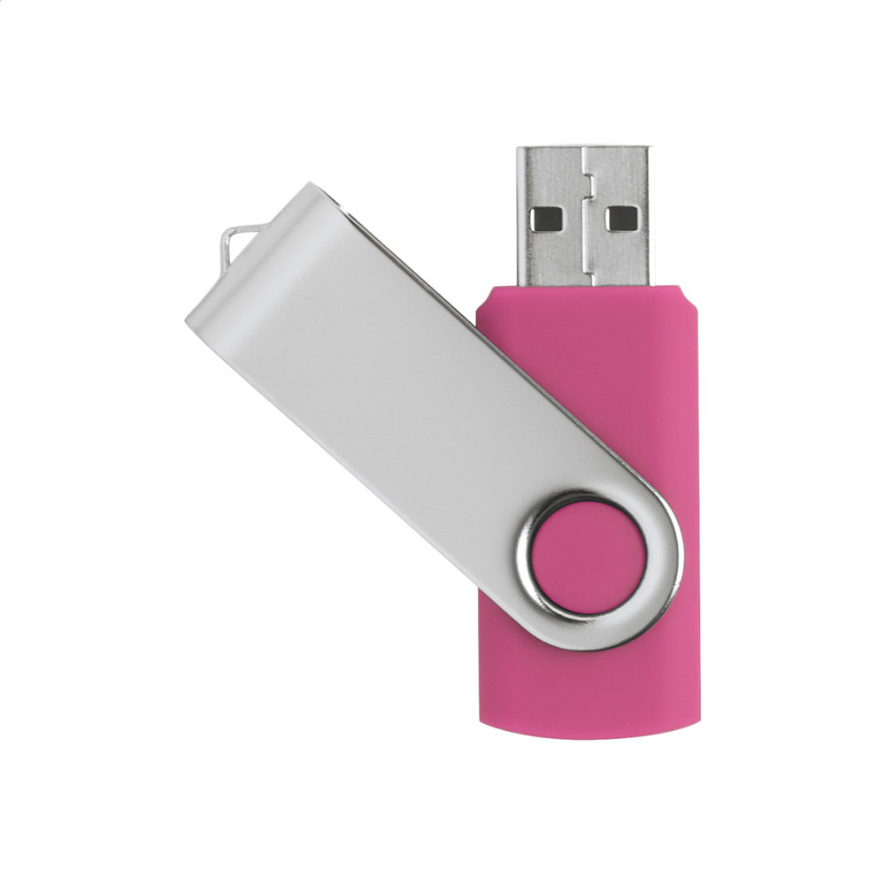 TwistDrive - USB-stick - kopen of bedrukken - 4GB-fuchsia