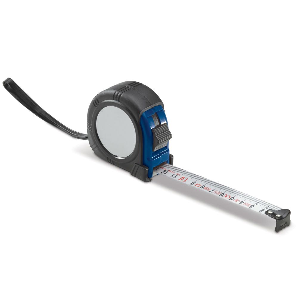 Rolmaat 5 meter - voor bedrijven en relatiegeschenken - Blauw