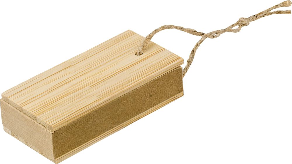 Bamboe memoboekje Kingston - bedrukt of onbedrukt verkrijgbaar