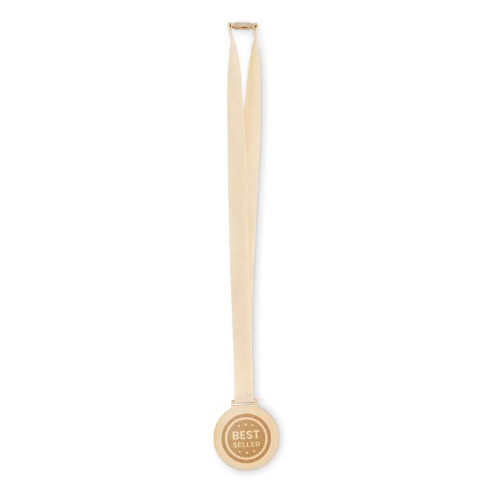 BEST - Houten medaille - met logo of onbedrukt bestellen