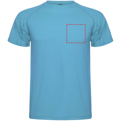 Montecarlo 150 g/m² sportshirt met korte mouwen voor heren