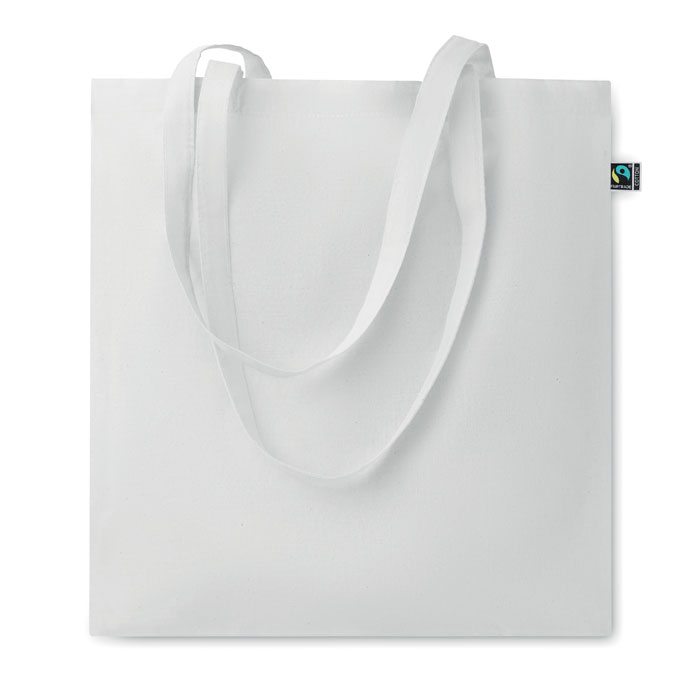 OSOLE COLOUR - Fairtrade boodschappentas 140gr - voor bedrijven en relatiegeschenken - wit