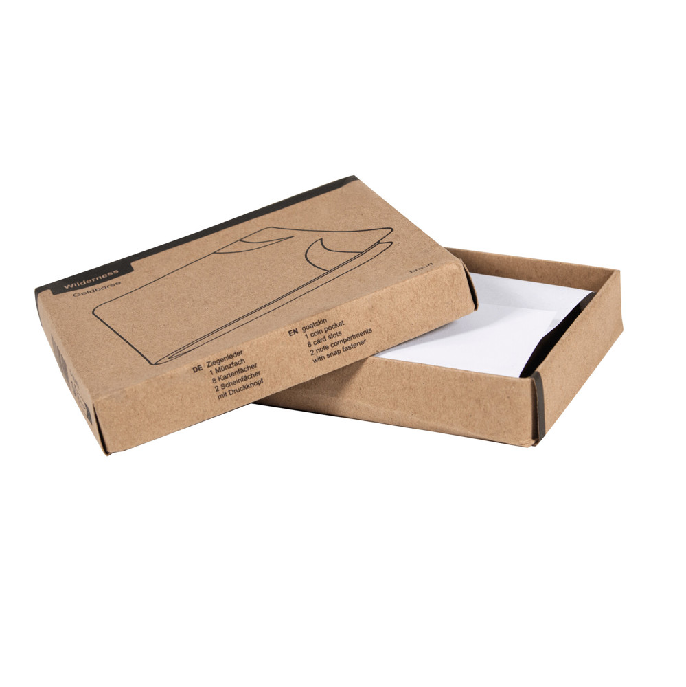WILDERNESS I - Lederen billfold portemonnee - voor bedrijven en relatiegeschenken
