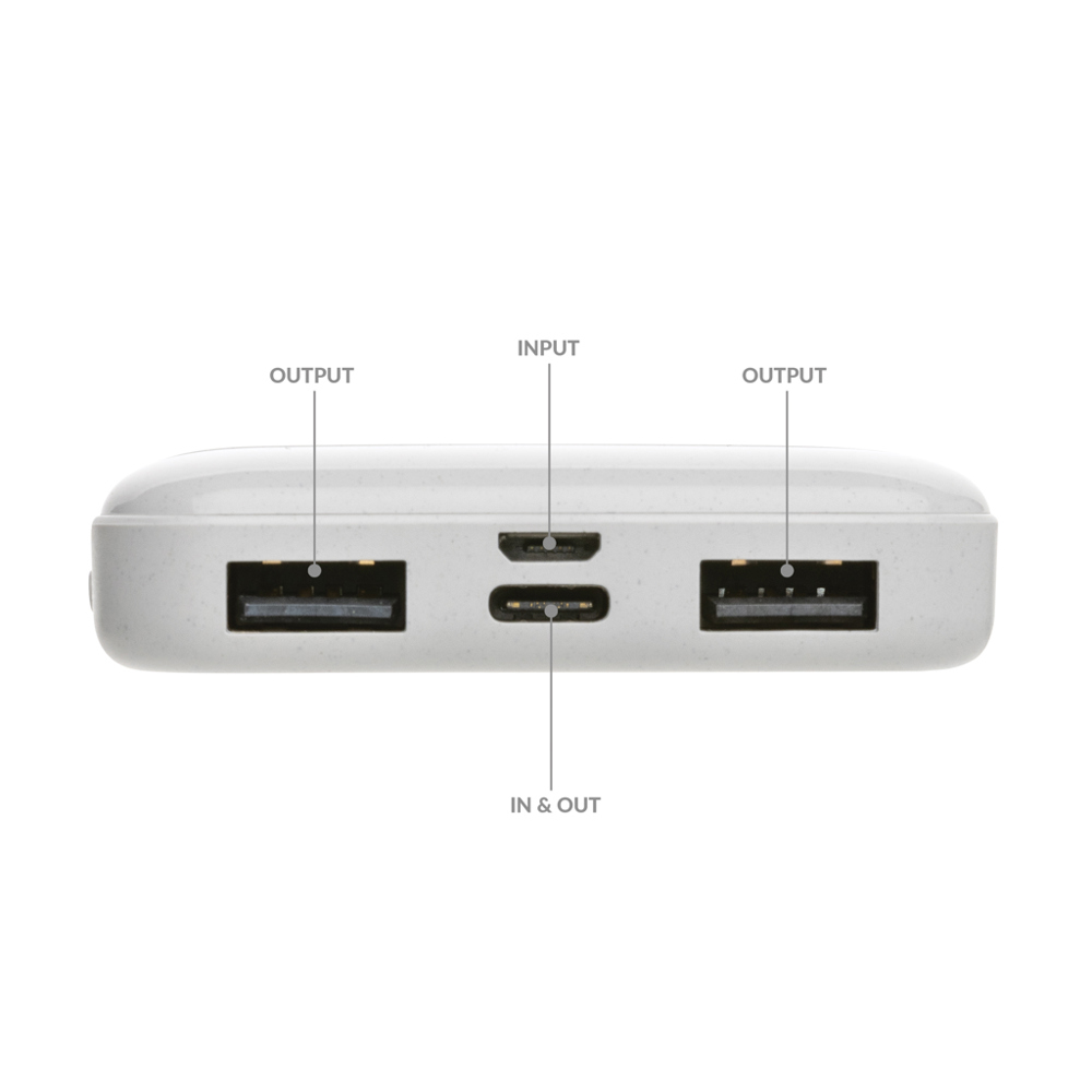 RCS gerecycled plastic 5.000 mAh powerbank