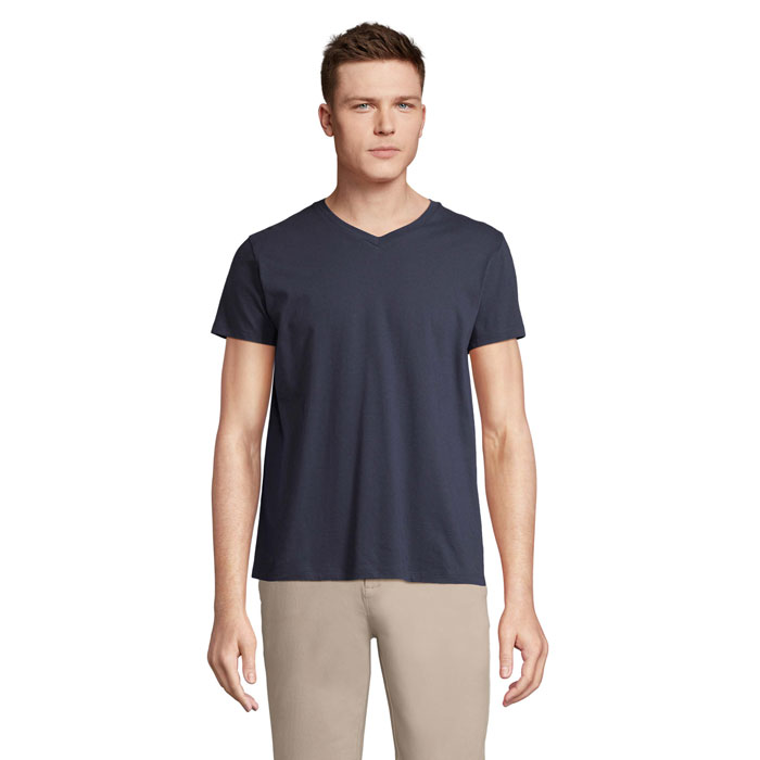 REGENT V - REGENT V V-NECK T-SHIRT - kopen of bedrukken - Franse Marine