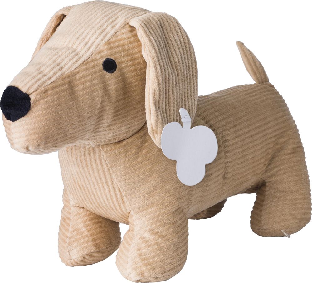 Pluche knuffelhond Liza - kopen of bedrukken