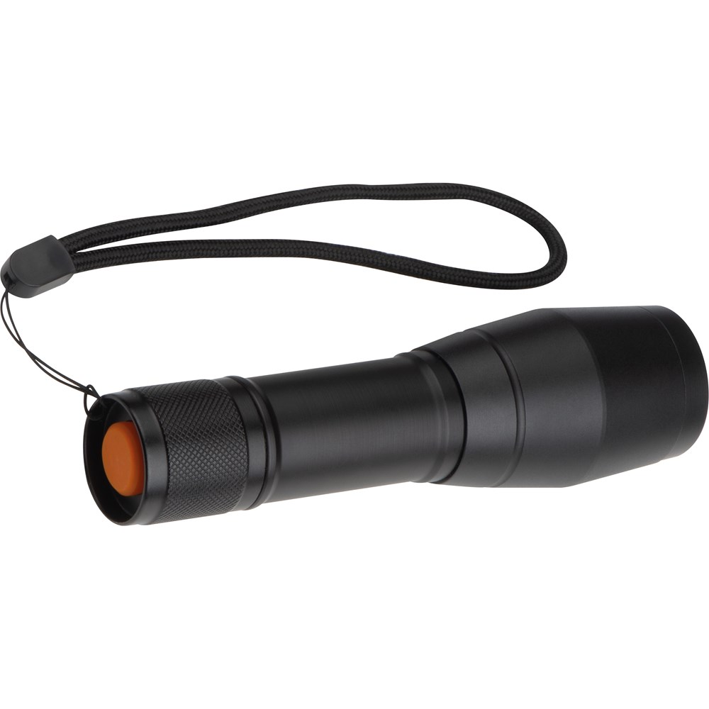 LED zaklamp met 3 verschillende lichtfuncties