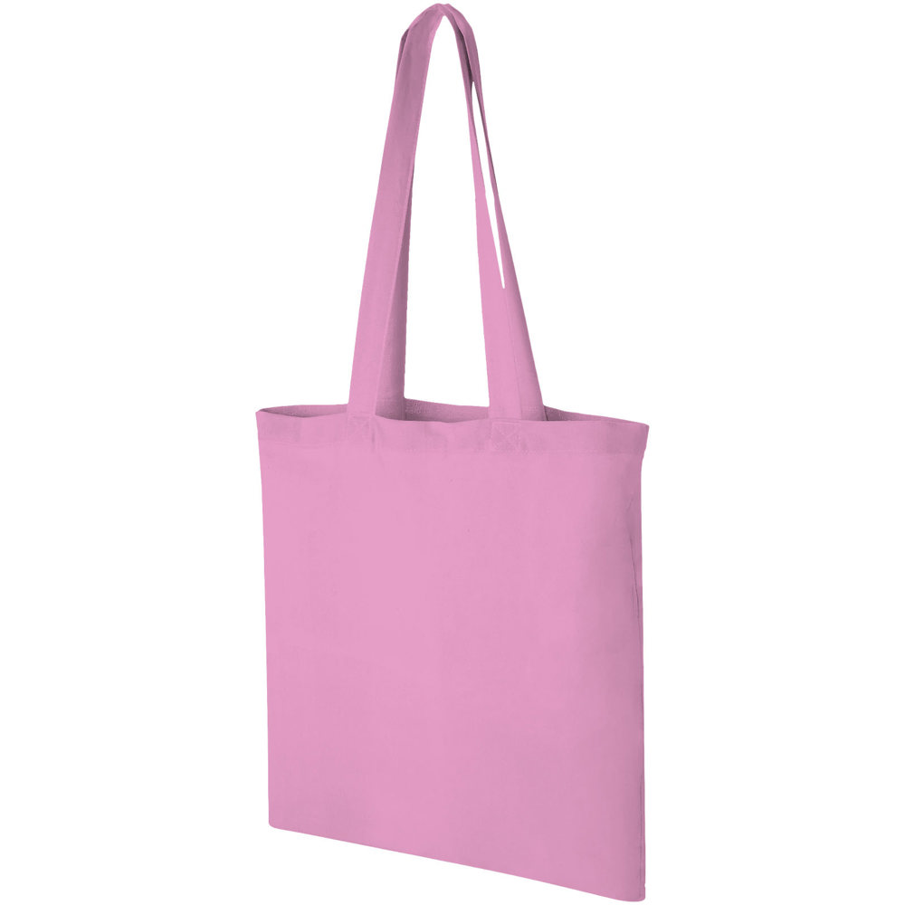 Madras 140 g/m² katoenen draagtas 7L - met logo of onbedrukt bestellen - roze