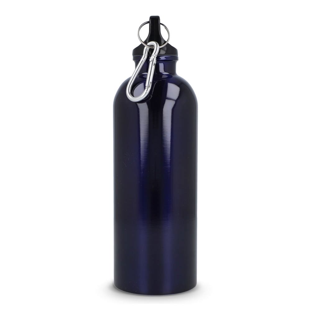 Gerecycled RVS Enkelwandige fles met Karabijnhaak 500ml