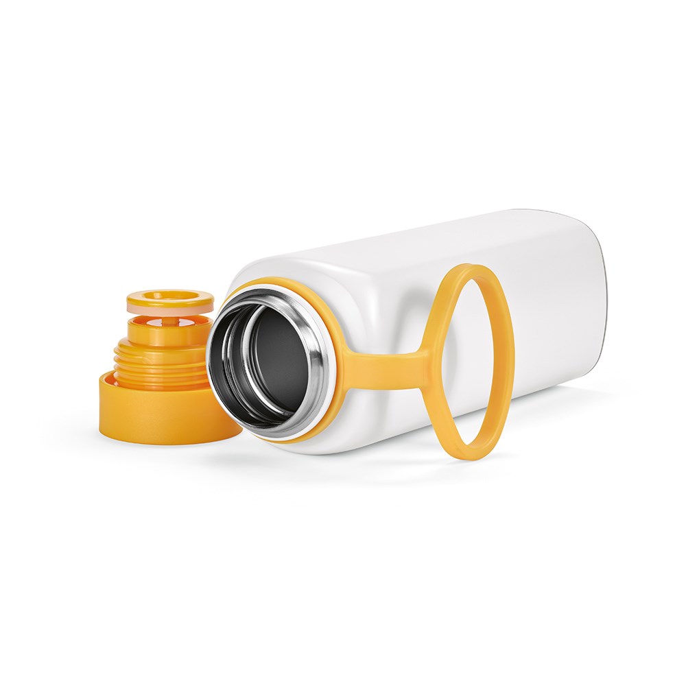 Ural fles gerecycled roestvrij staal 820 ml - Donkergeel