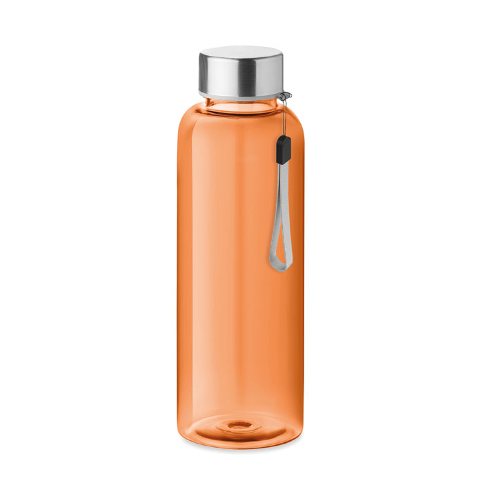 UTAH RPET - RPET fles 500 ml - bedrukt of onbedrukt verkrijgbaar - transparant oranje