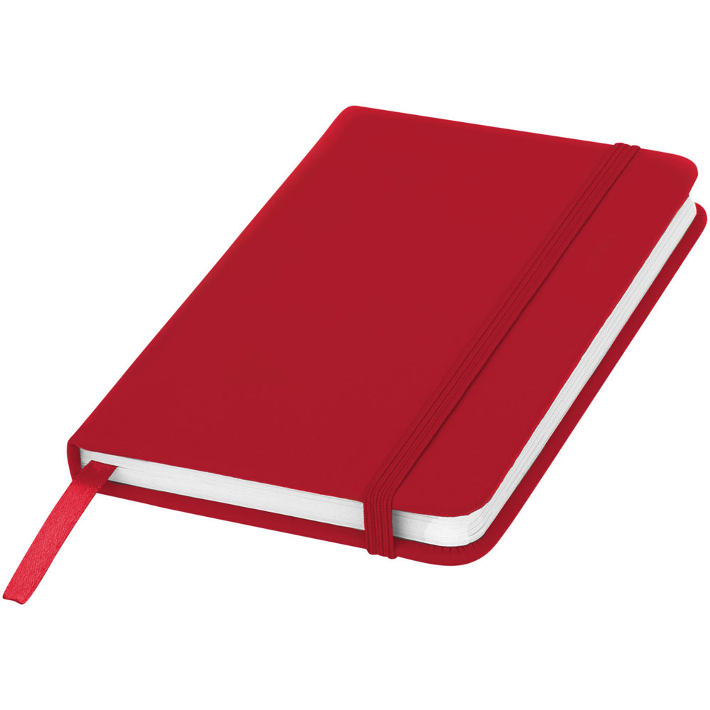 Spectrum A6 hardcover notitieboek - bedrukt of onbedrukt verkrijgbaar - rood