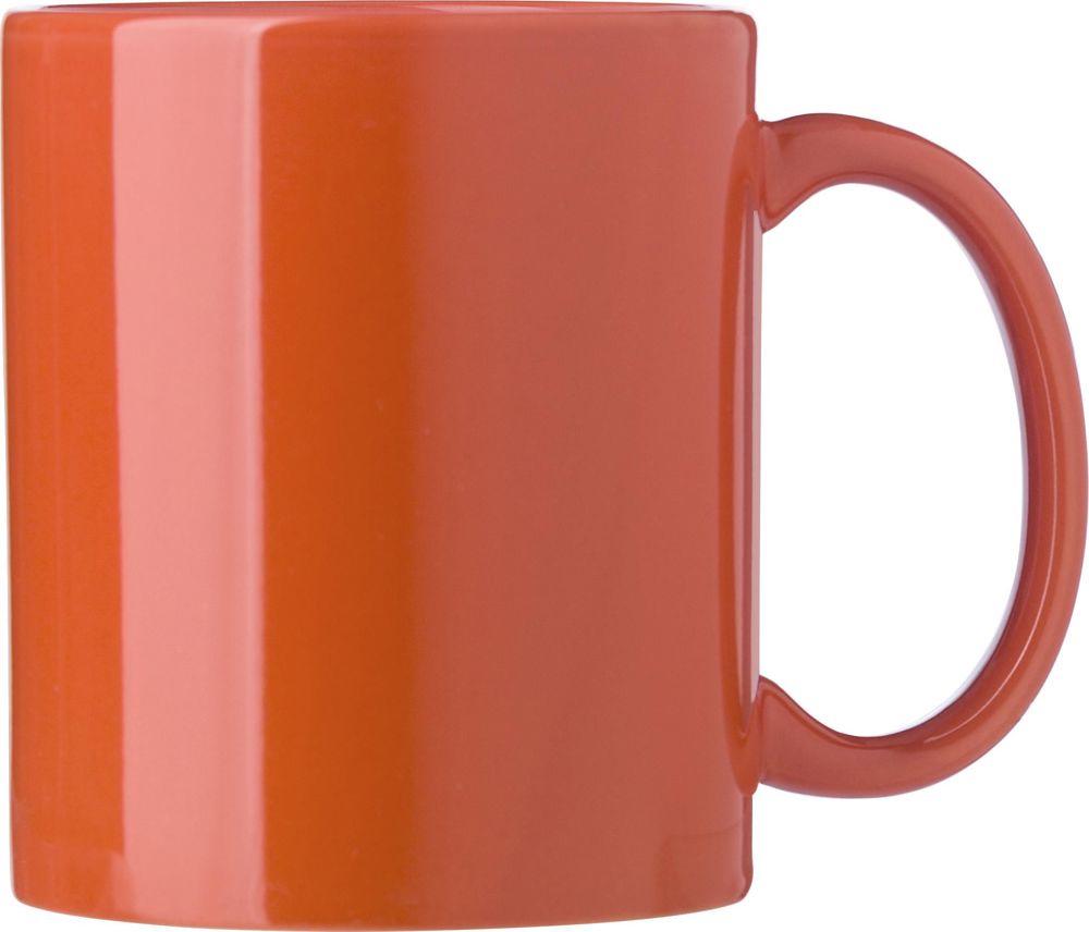Keramische mok Kenna - bedrukt of onbedrukt verkrijgbaar - Oranje