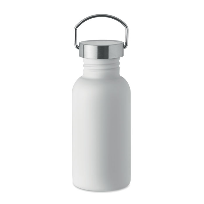 FLORENCE SING - Enkelwandige fles 500ml - voor bedrijven en relatiegeschenken - wit